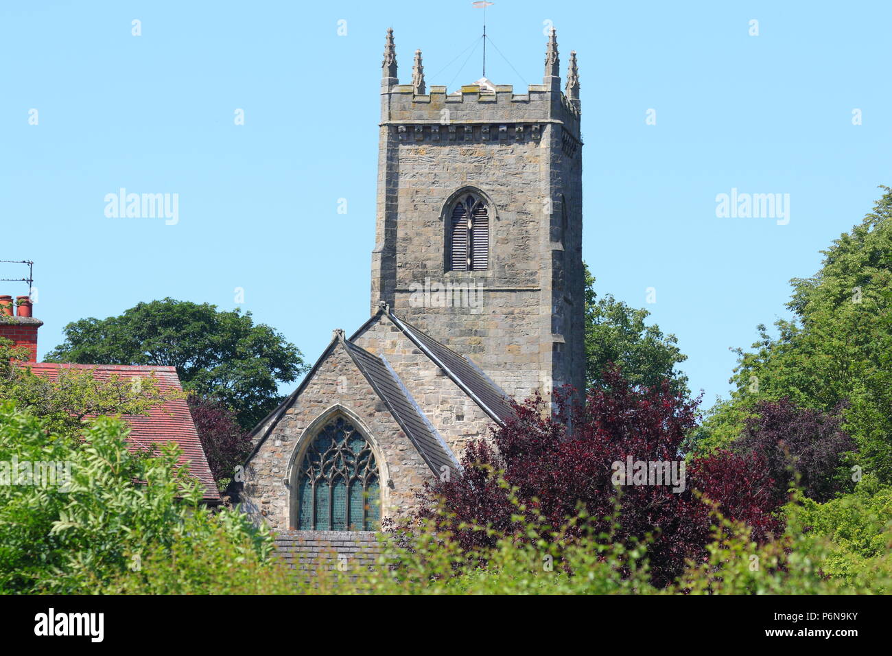 All Saints Church Barwick in Elmet Stock Photo Alamy