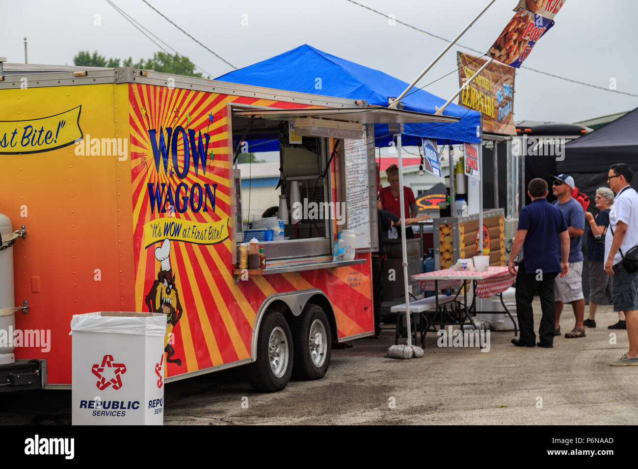Avondale, PA, USA June 24, 2018 A Food Trailer at the annual Chester