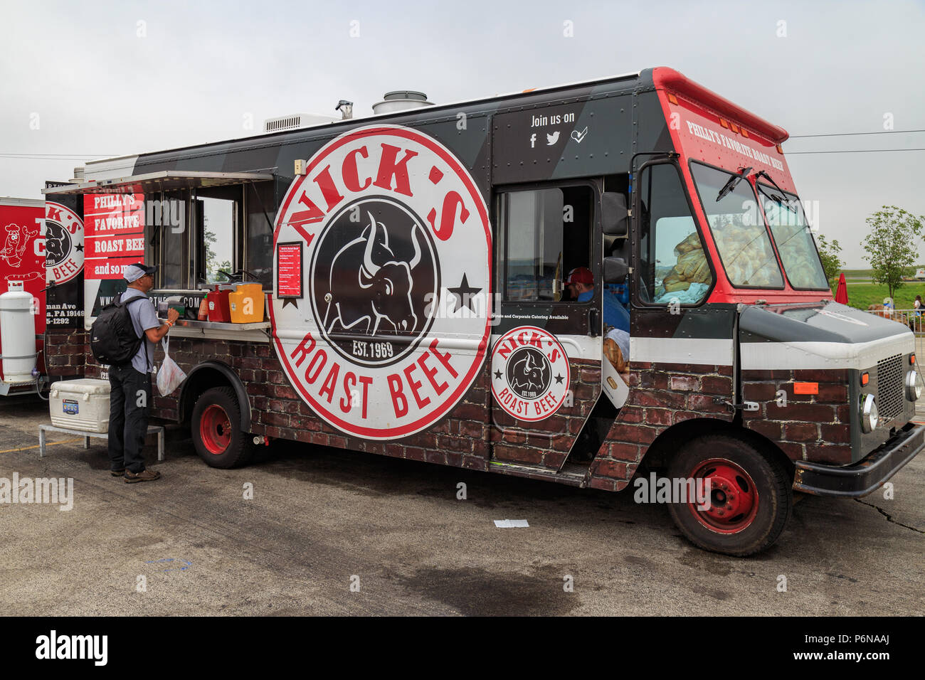 Avondale, PA, USA June 24, 2018 A Food Truck at the annual Chester
