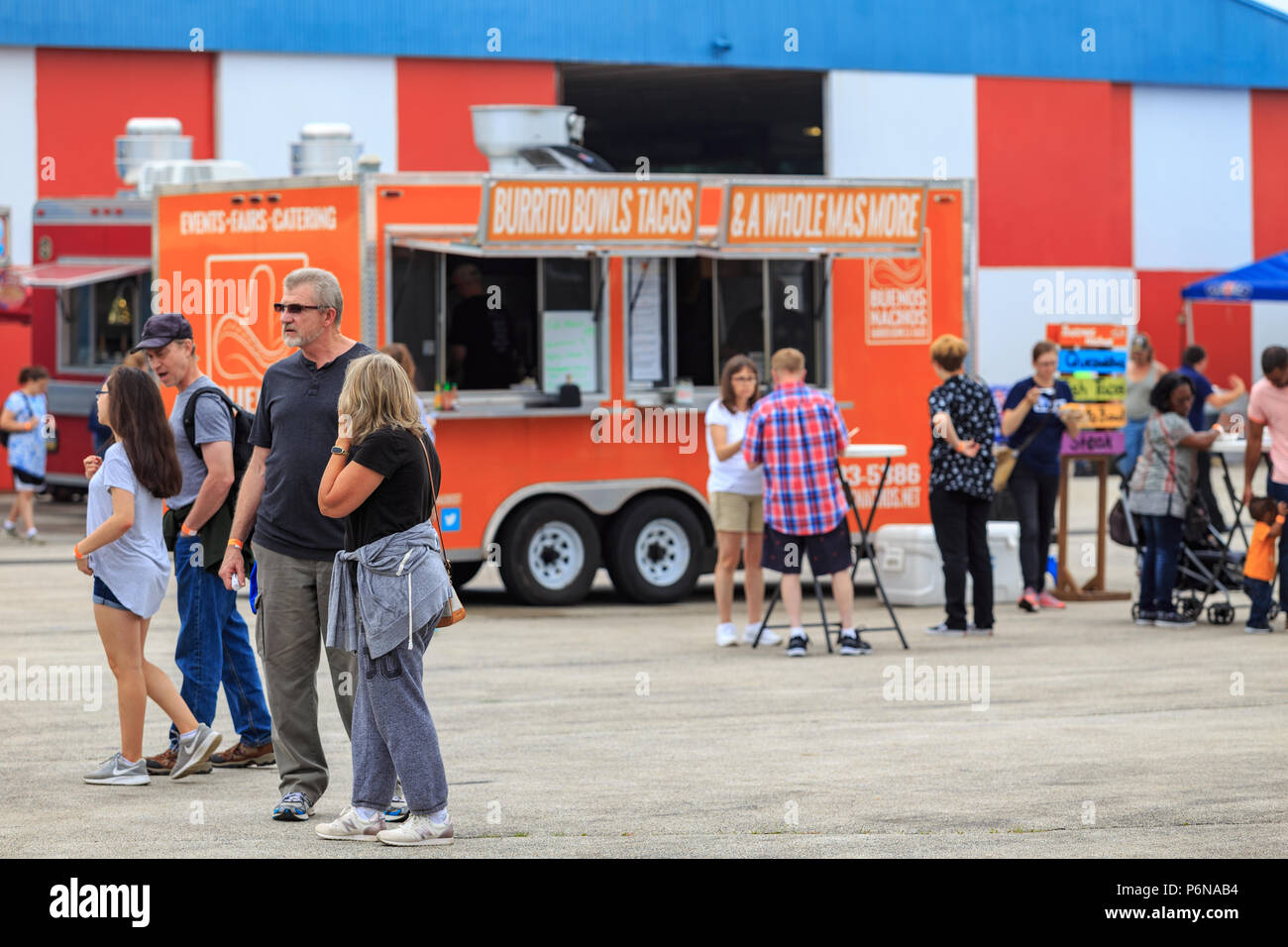 Avondale, PA, USA June 24, 2018 A Food Trailer at the annual Chester