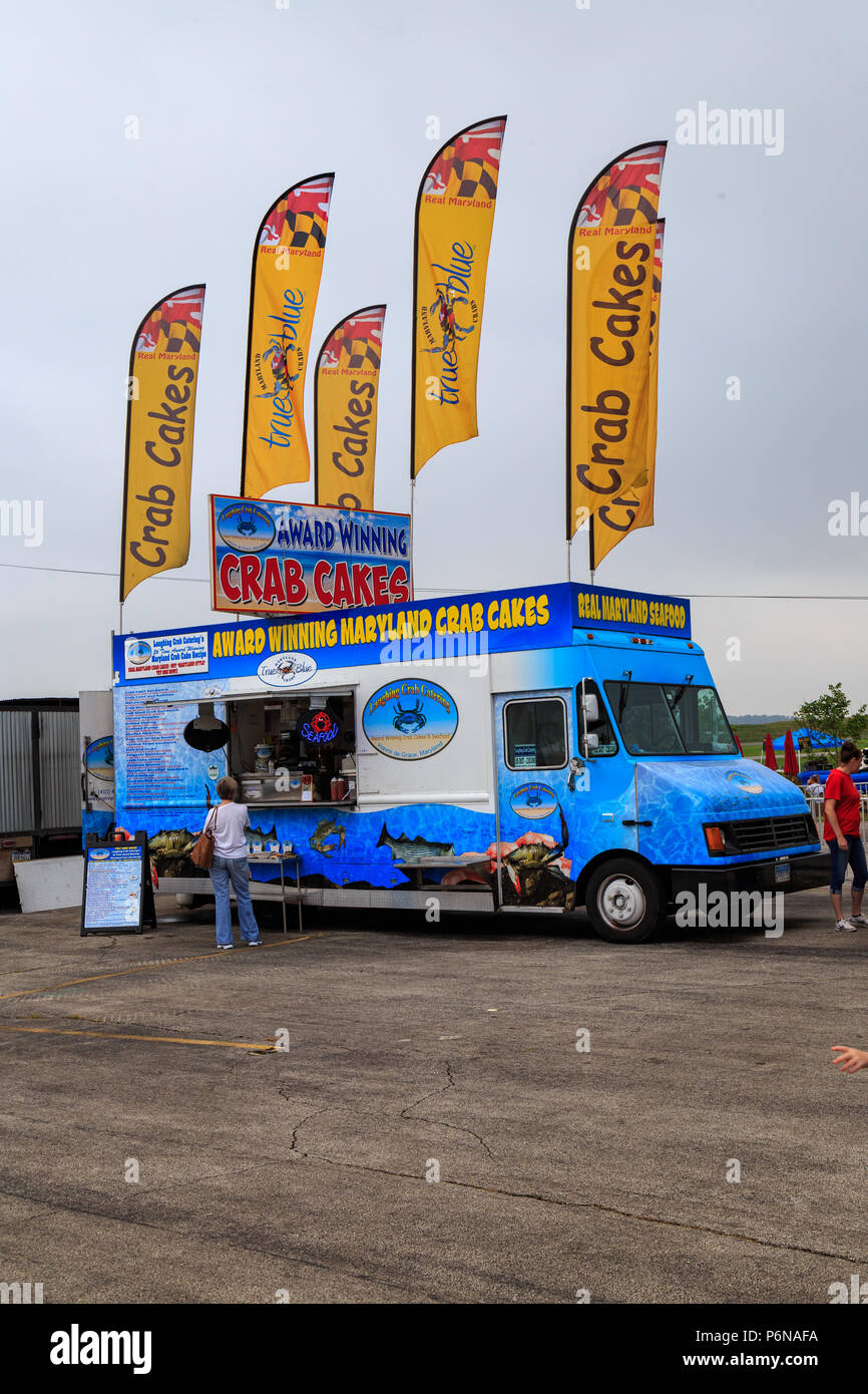 Avondale, PA, USA June 24, 2018 A Food Truck at the annual Chester