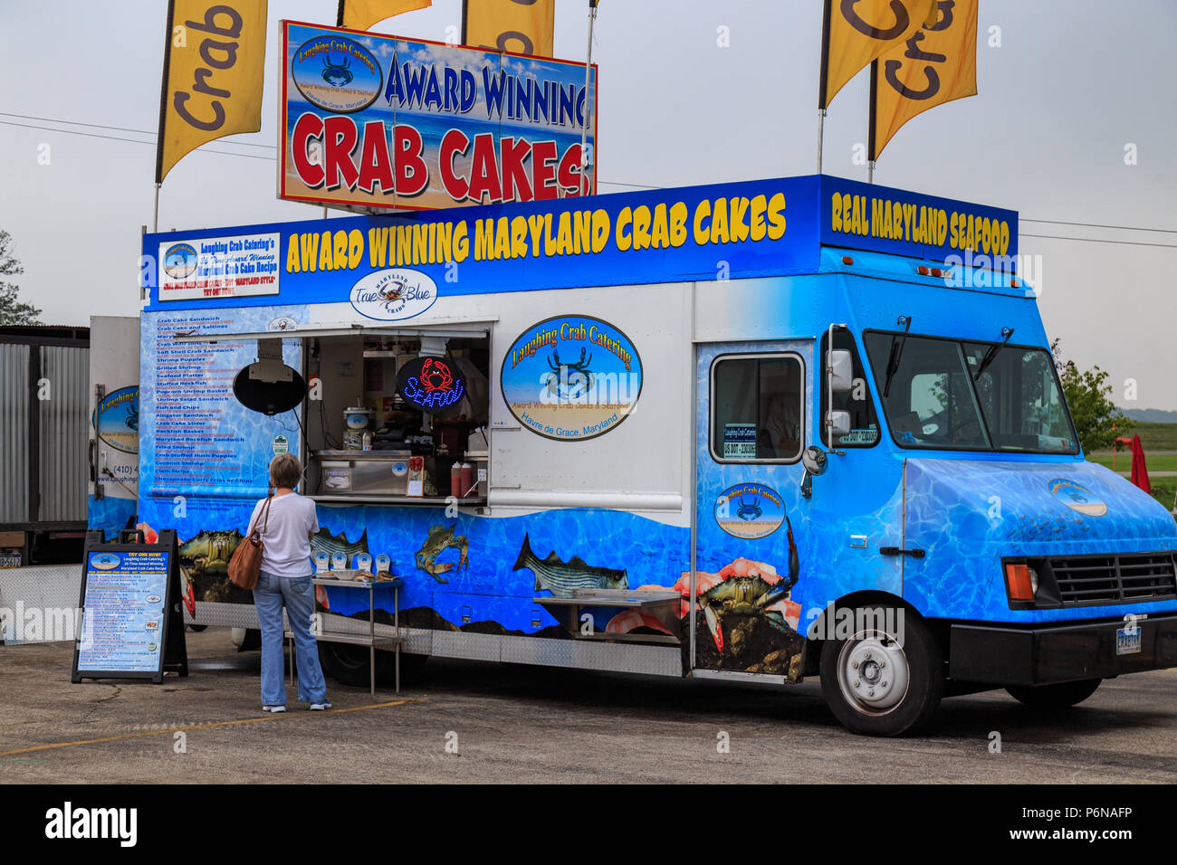 Avondale, PA, USA June 24, 2018 A Food Truck at the annual Chester