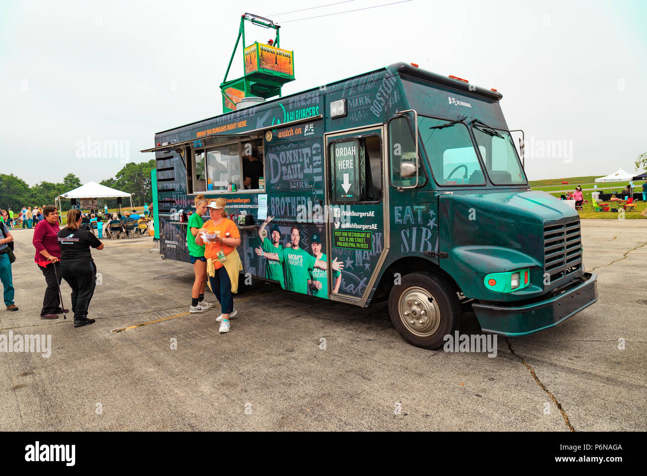 Avondale Pa Usa June 24 2018 A Food Truck At The Annual