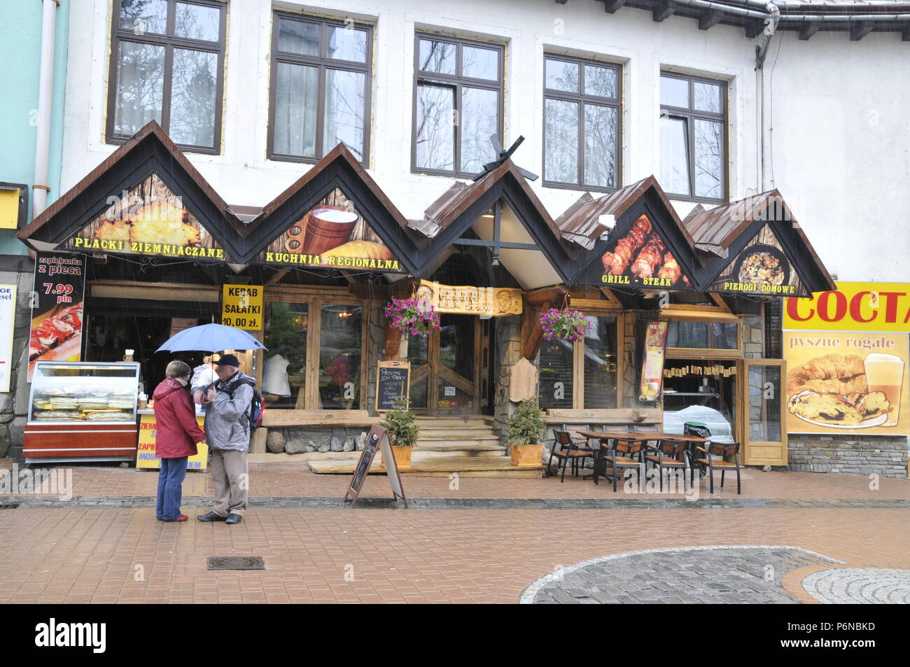 Restaurant Czarny Staw , Zakopane, Poland, East Europe Stock Photo
