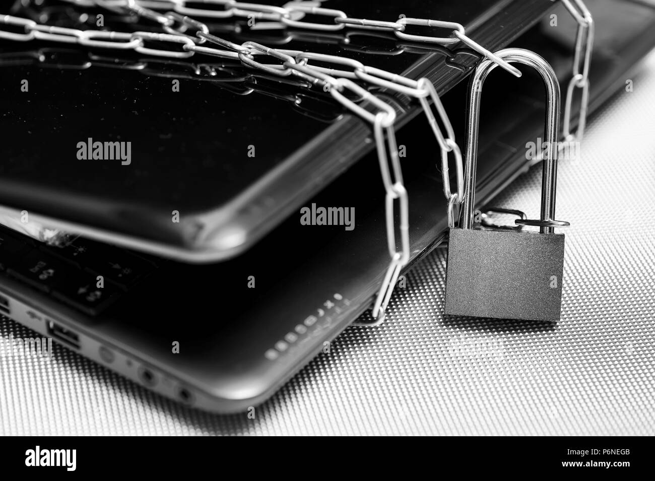 World Day without internet items of computer equipment Stock Photo - Alamy