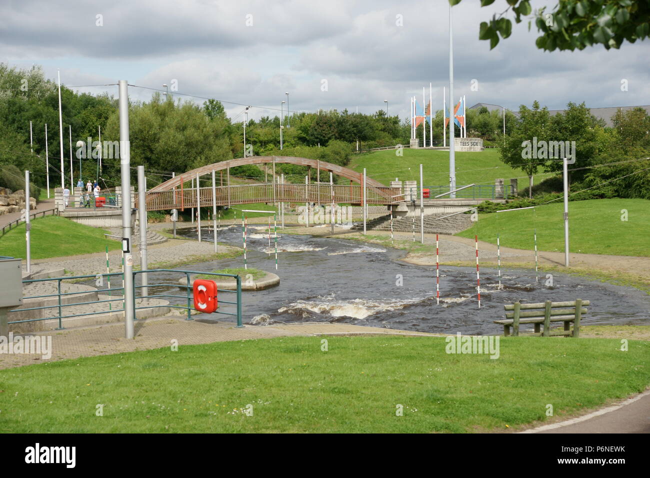 Tees Barrage International White Water Course Stock Photo