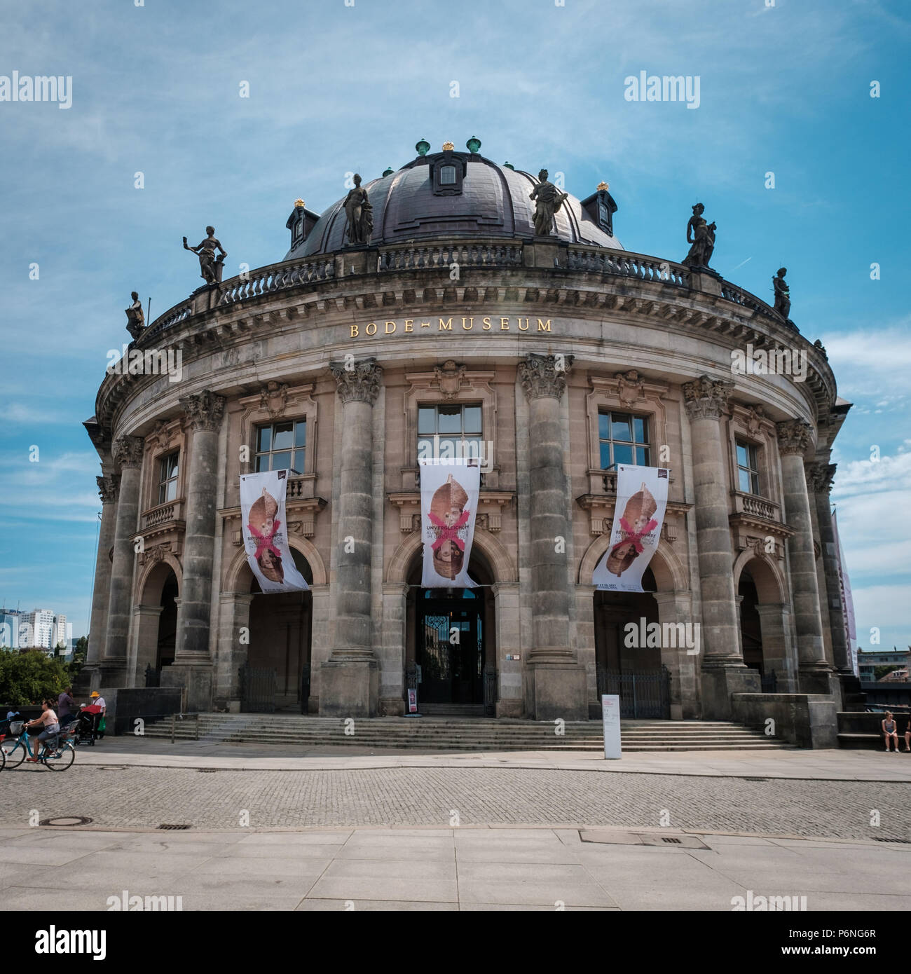 Berlin, Germany - june 2018:  The Bode Museum at Museum Island (Museumsinsel)   in Berlin, Germany Stock Photo