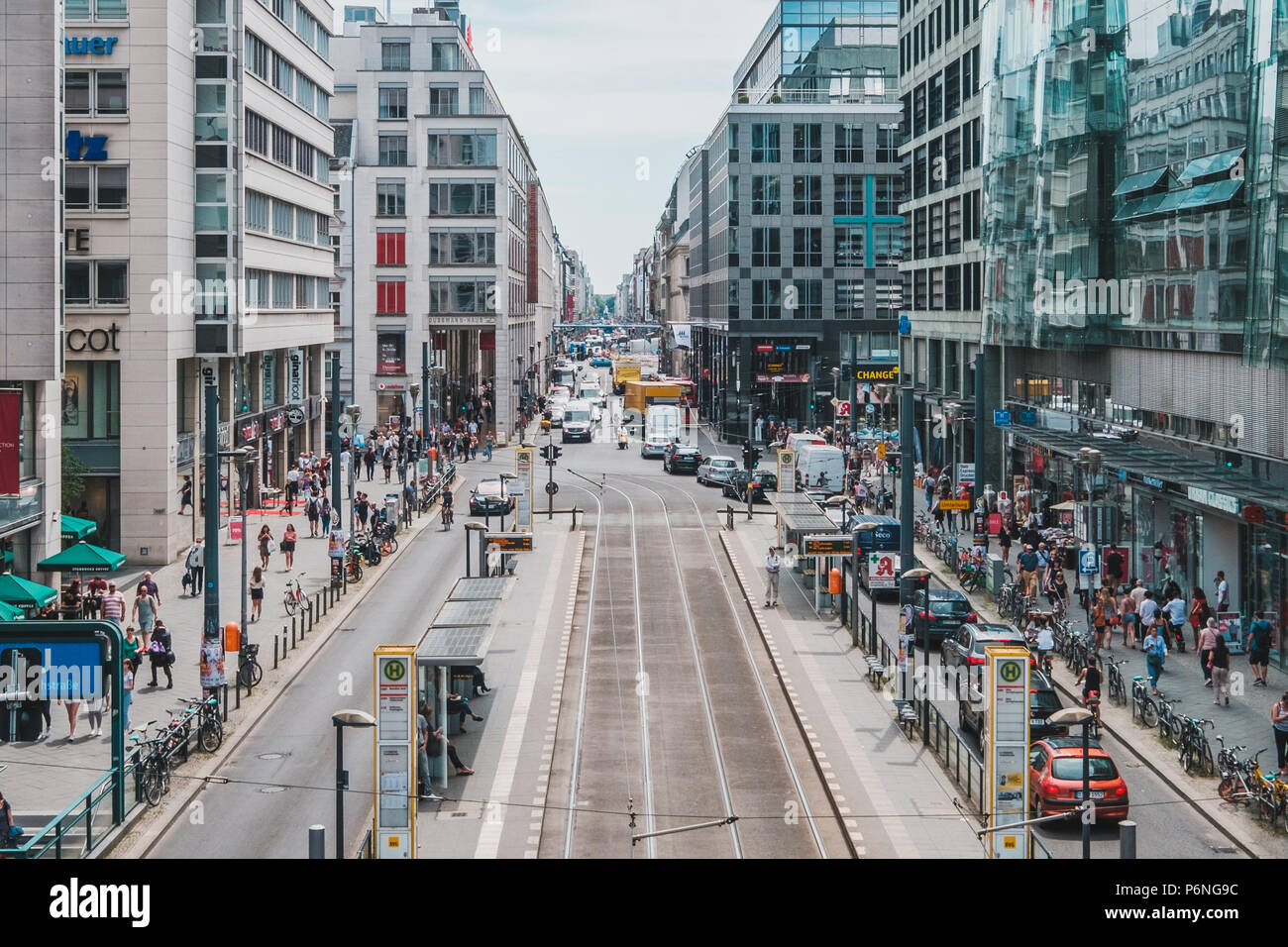 Berlin friedrichstrasse street hi-res stock photography and images - Alamy