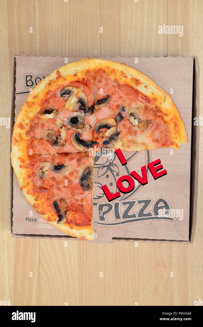 I Love Pizza High Resolution Stock Photography And Images Alamy