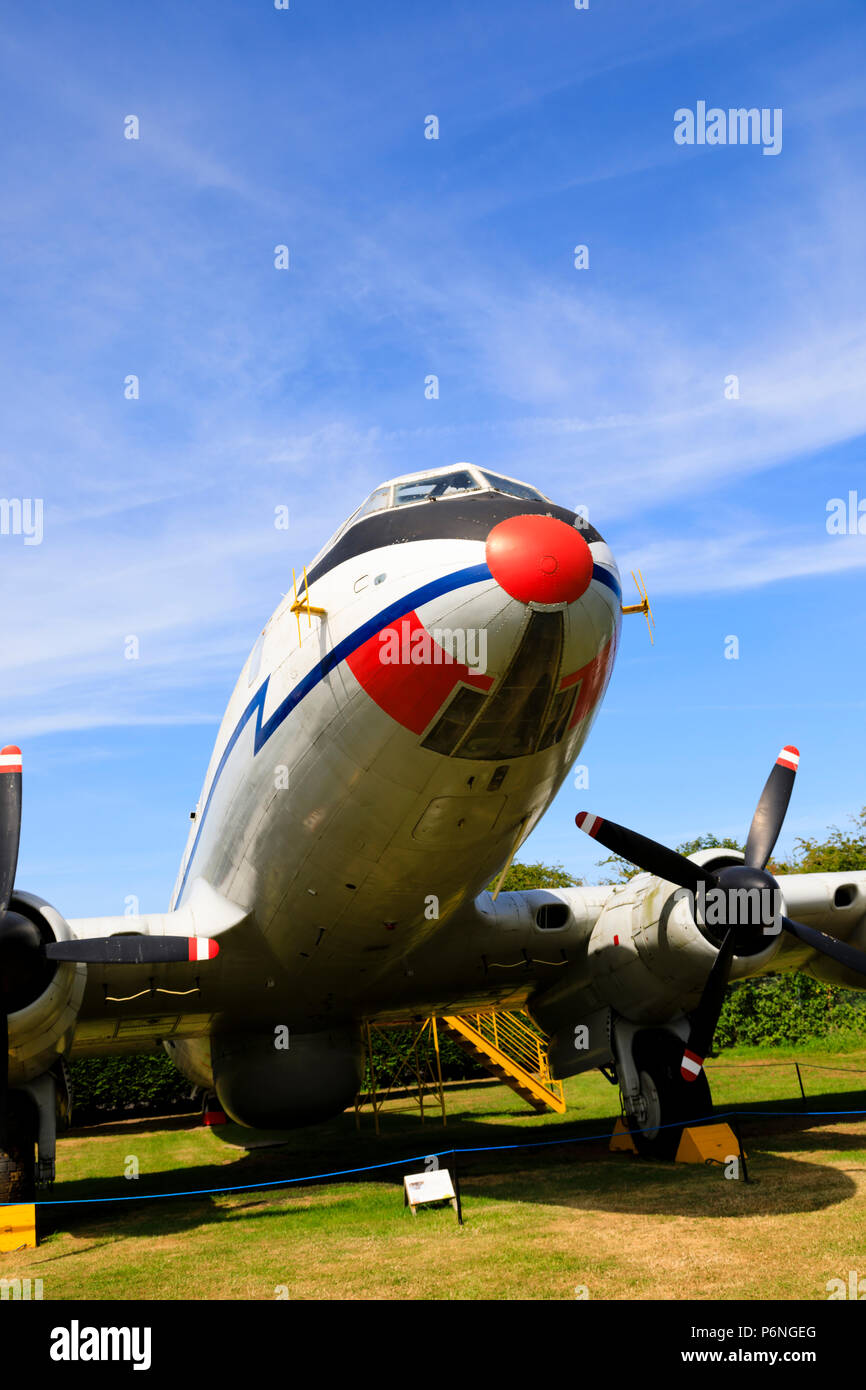 RAF Handley Page Hastings T5, TG517 at Newark air museum, Newark upon Trent, Nottinghamshire, England Stock Photo