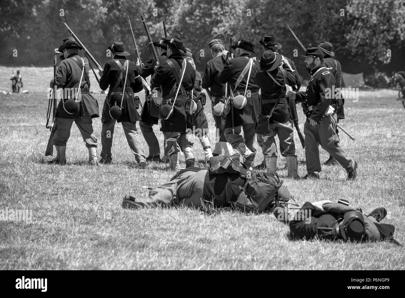 American civil war reenactment hi-res stock photography and images - Alamy