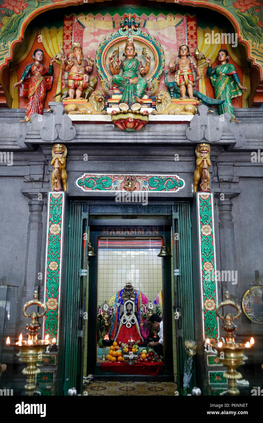 Sanctuary. Goddess Mariamman.  Ho Chi Minh City. Vietnam. Stock Photo