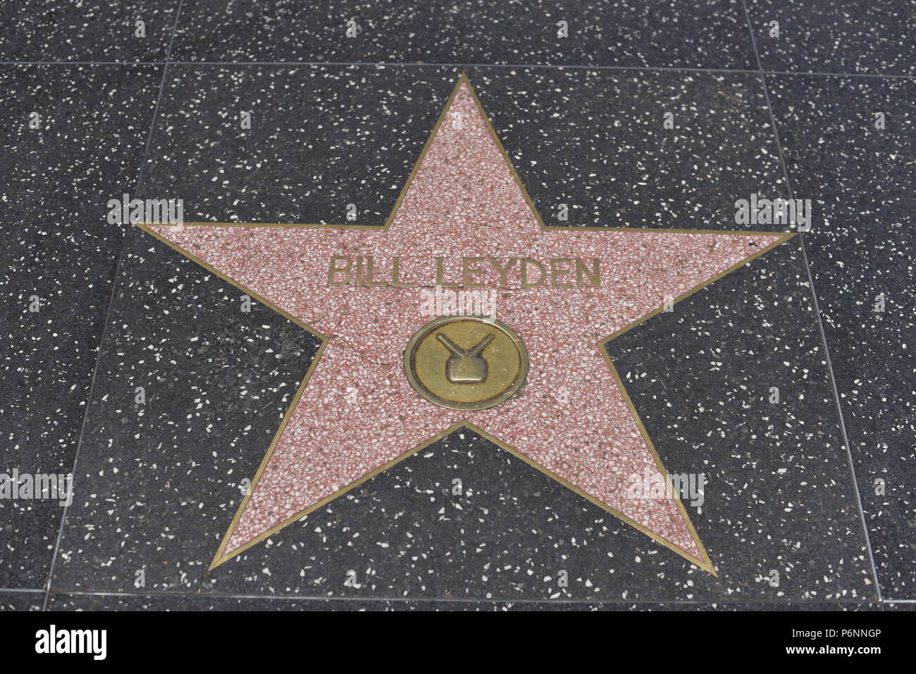 HOLLYWOOD, CA - June 29: Bill Leyden star on the Hollywood Walk of Fame in Hollywood, California on June 29, 2018. Stock Photo