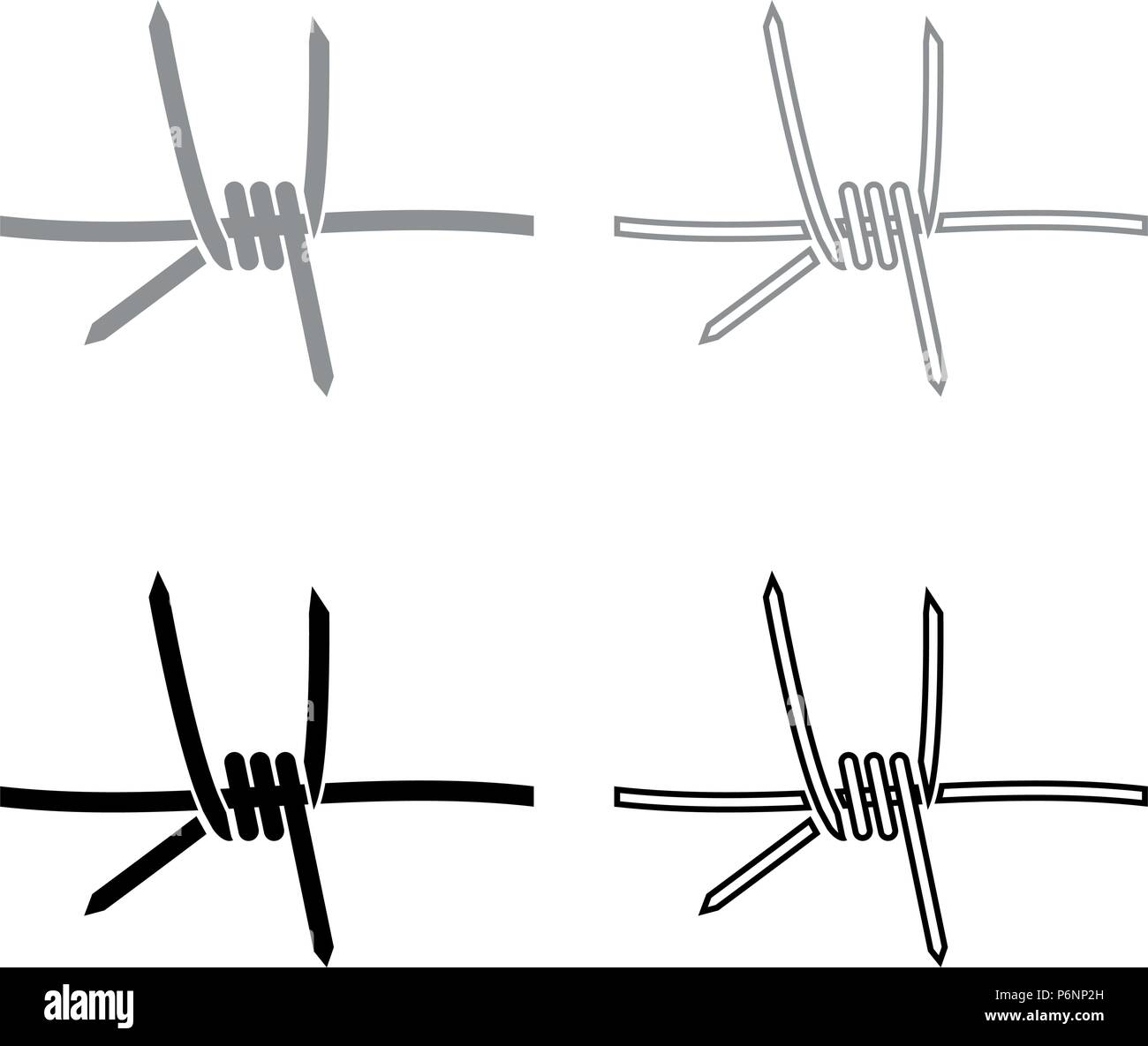 Barblock element icon set grey black color I flat style simple image Stock Vector