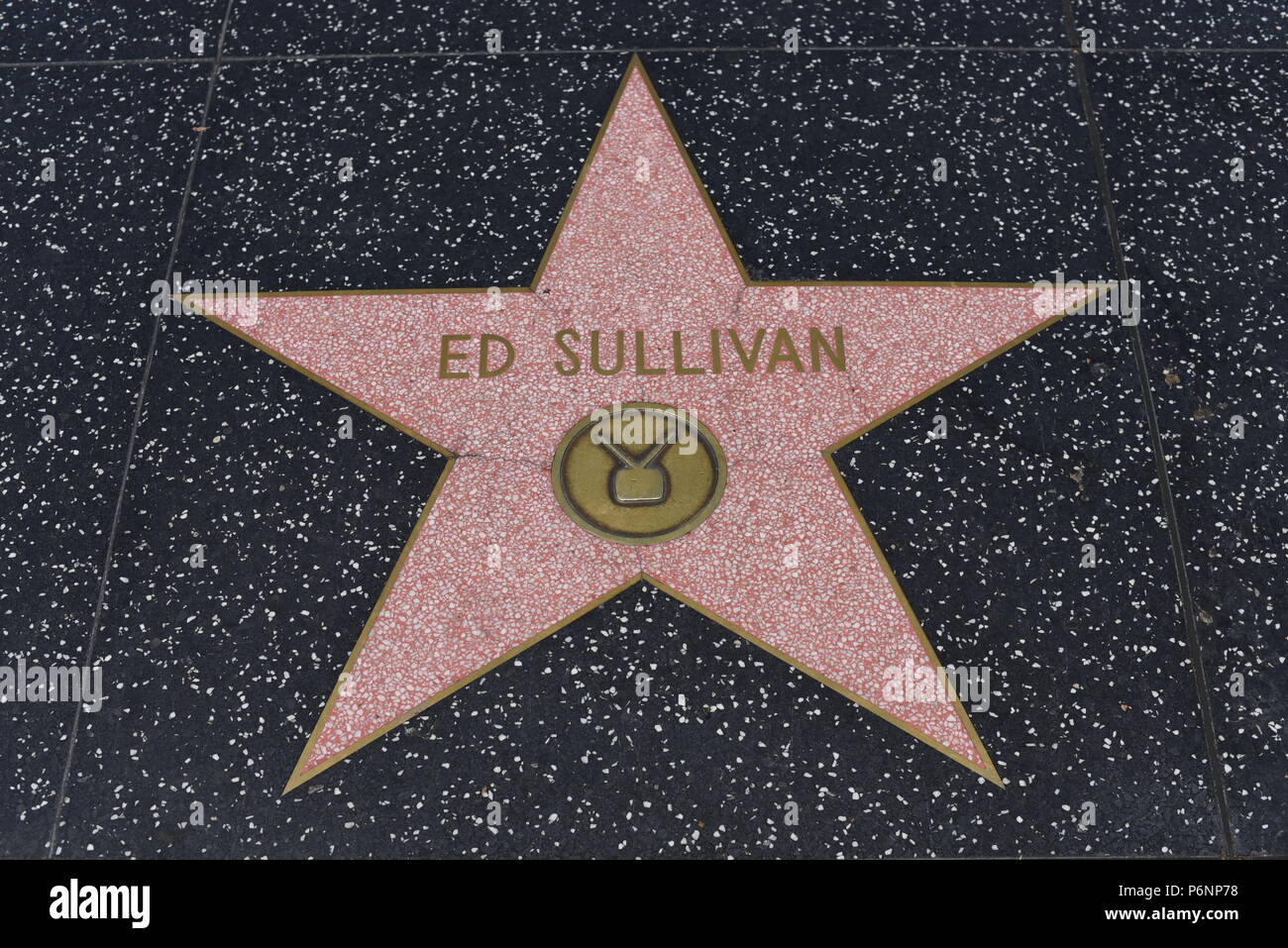 HOLLYWOOD, CA - June 29: Ed Sullivan star on the Hollywood Walk of Fame in Hollywood, California on June 29, 2018. Stock Photo