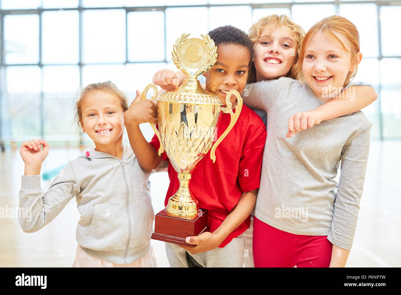 Trophy Kids Hi Res Stock Photography And Images Alamy