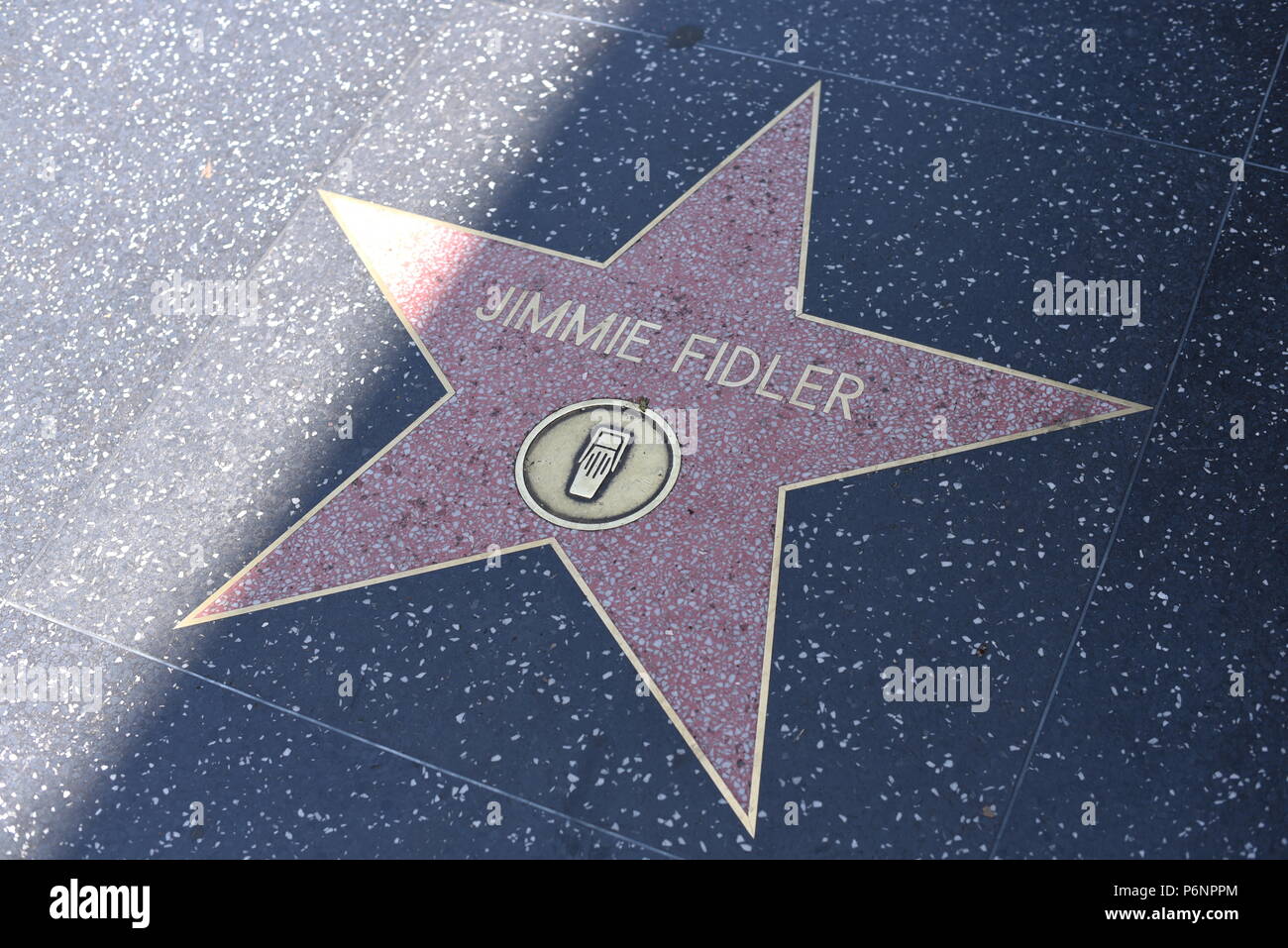 HOLLYWOOD, CA - June 29: Jimmie Fidler star on the Hollywood Walk of Fame in Hollywood, California on June 29, 2018. Stock Photo