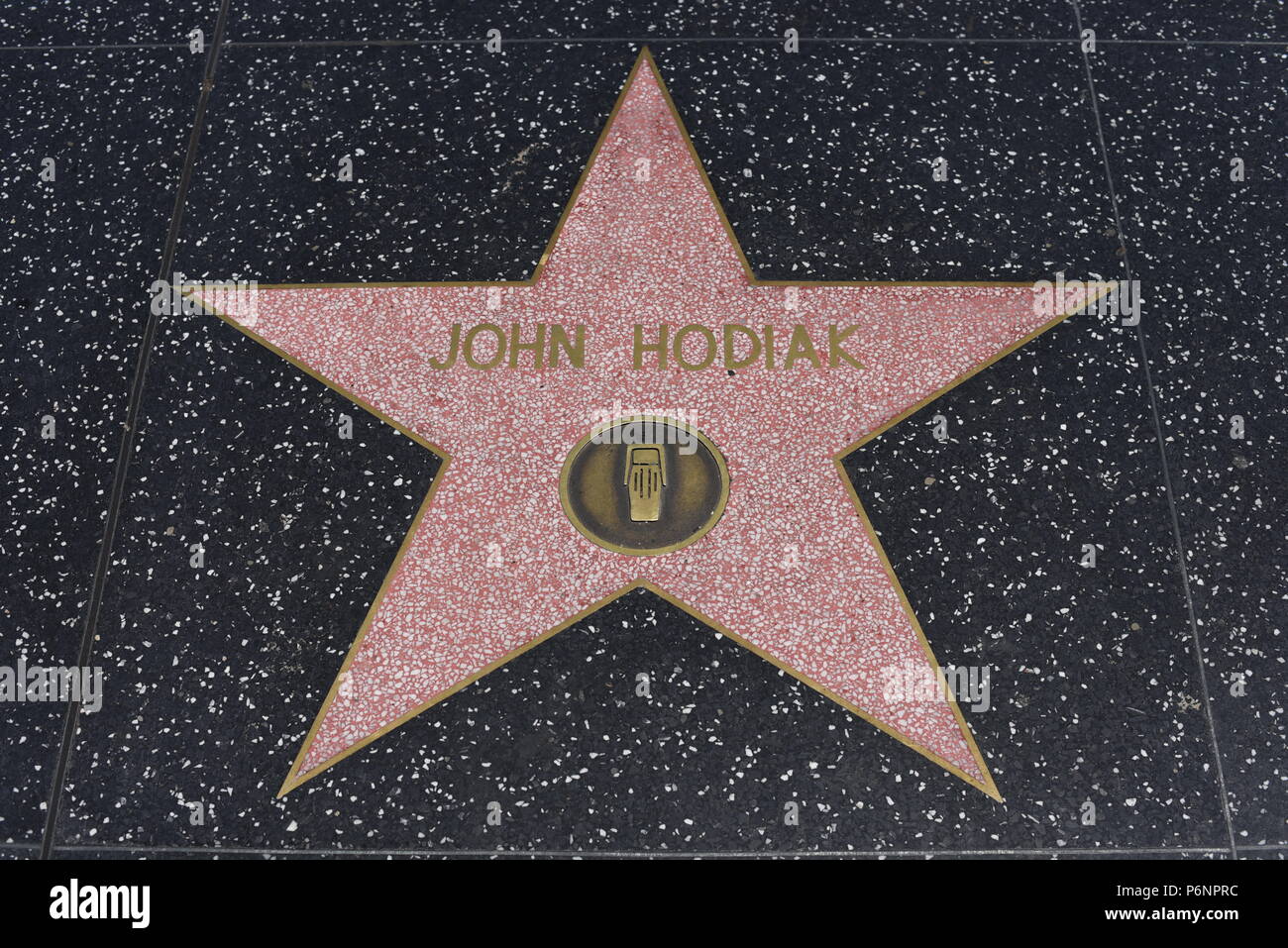 HOLLYWOOD, CA - June 29: John Hodiak star on the Hollywood Walk of Fame in Hollywood, California on June 29, 2018. Stock Photo