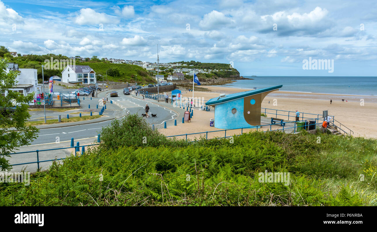 Benllech Beach Anglesey North Wales Stock Photos & Benllech Beach