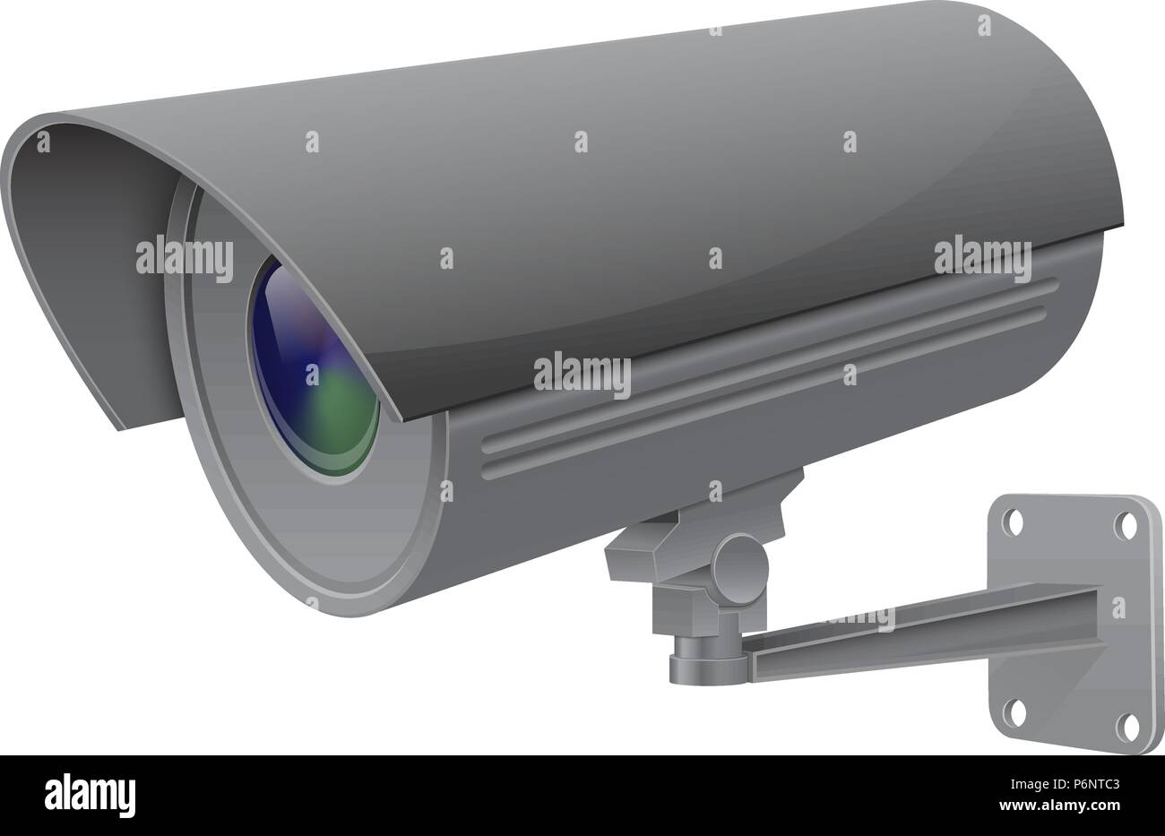 Security camera. Gray CCTV surveillance system Stock Vector Image & Art Alamy