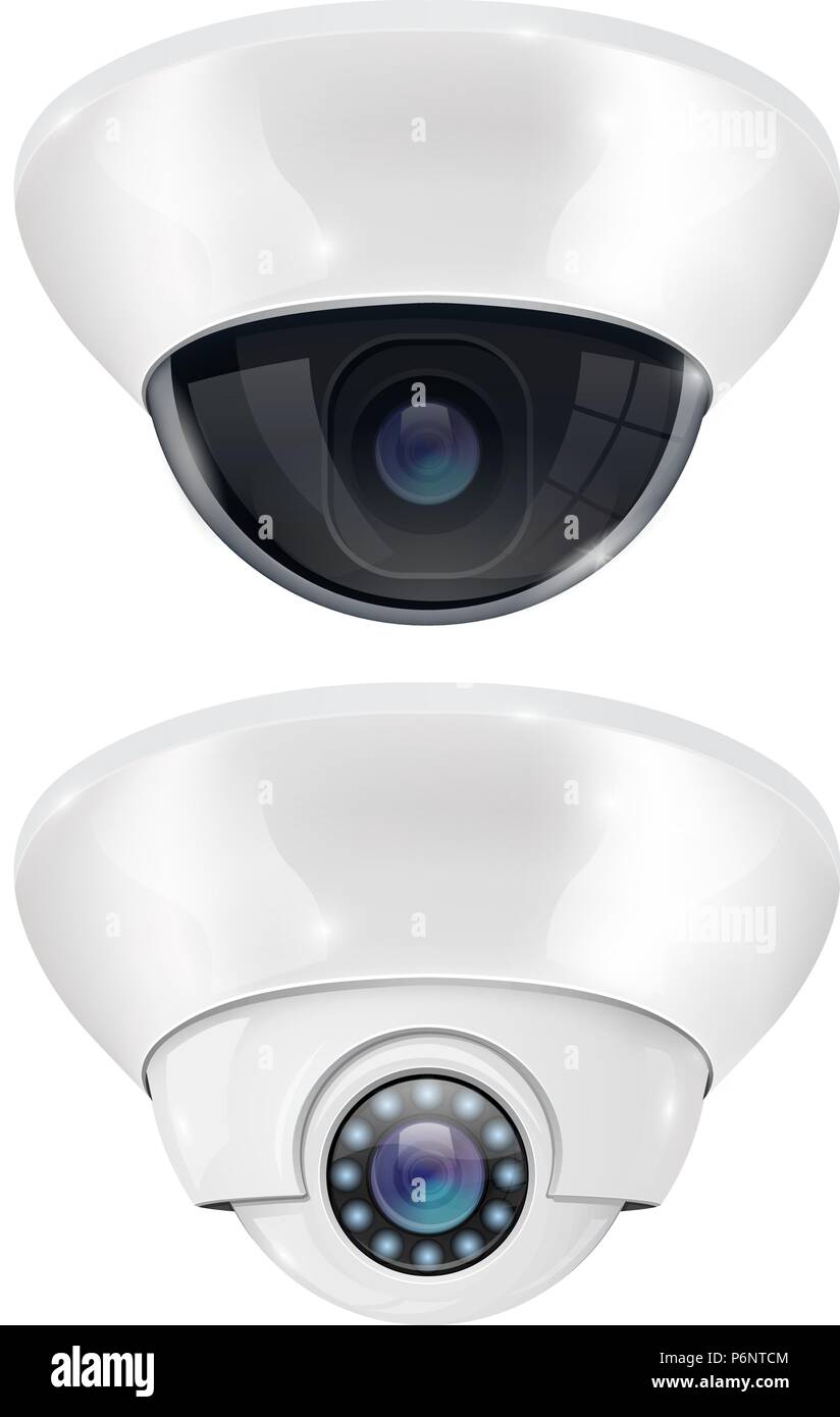 Cctv Surveillance Camera Ceiling Mount System Stock Vector Art