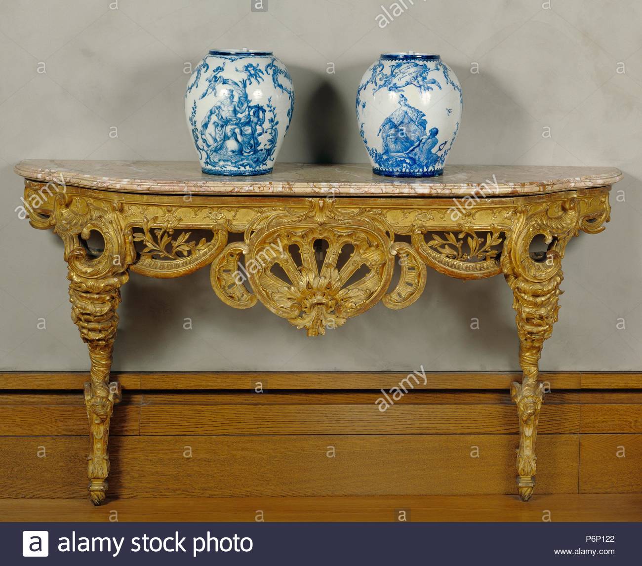 Console Table Unknown Piedmont Italy Europe About 1730 Carved And Gilded Oak Sarrancolin Marble Top Object H 87 X W 196 22 X D 78 11 Cm H Console Table Unknown Piedmont Italy Europe About 1730 Carved And Gilded Oak Sarrancolin Marble Top Object H 87 X W 196 22 X D 78 11 Cm H