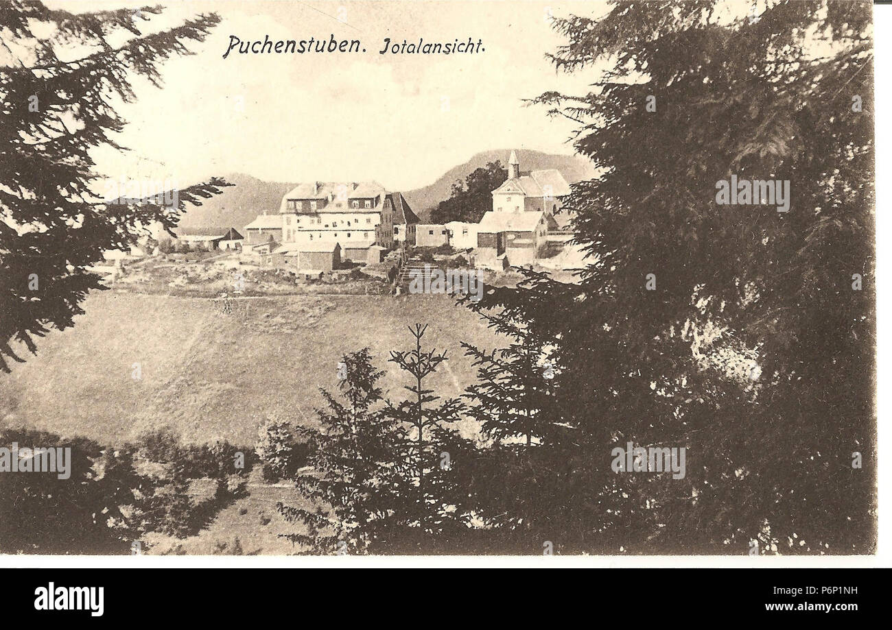 1919 Ansichtskarte Puchenstuben. Stock Photo