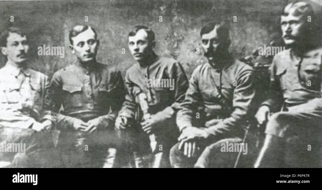 1920 staff tambov green army. Stock Photo