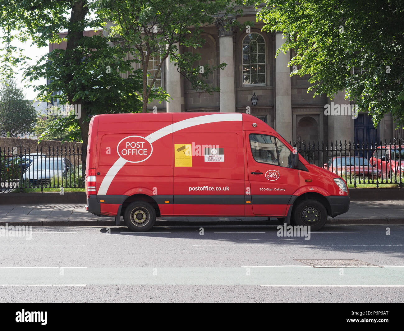 BELFAST, UK CIRCA JUNE 2018 Post Office red van Stock Photo Alamy