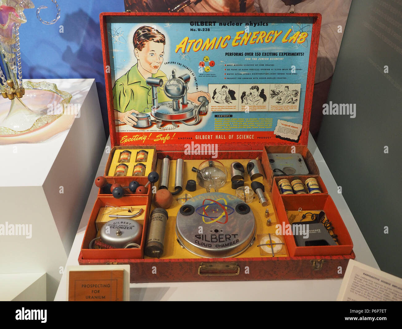 BELFAST, UK - CIRCA JUNE 2018: The Gilbert 238 Atomic Energy Lab from 1951  is the most dangerous toy, as it contained Uranium ore samples and radioact  Stock Photo - Alamy