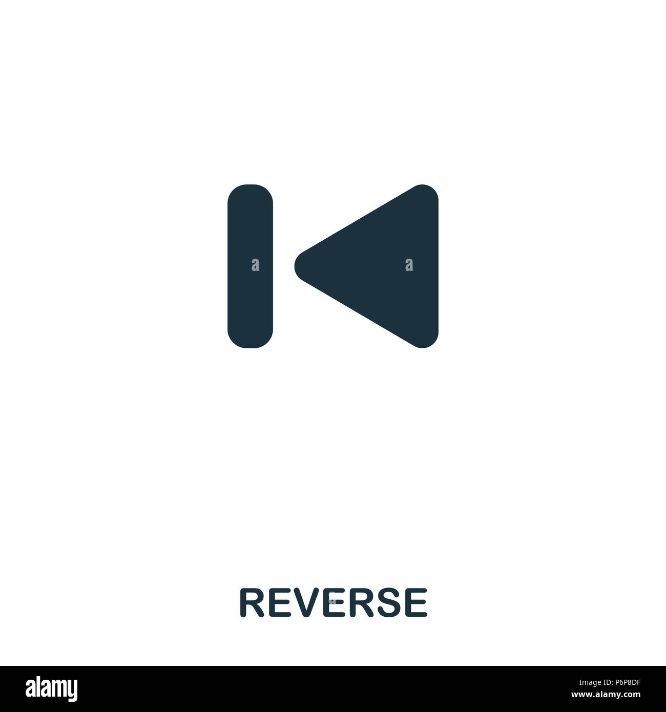 Reverse icon. Line style icon design. UI. Illustration of reverse icon ...