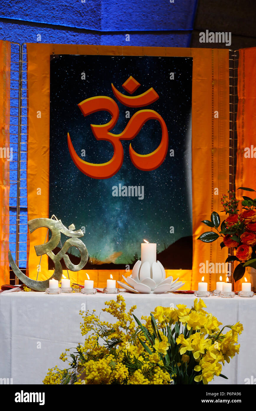 Launch of the French Vedic Federation at UNESCO, Paris, France. Stock Photo
