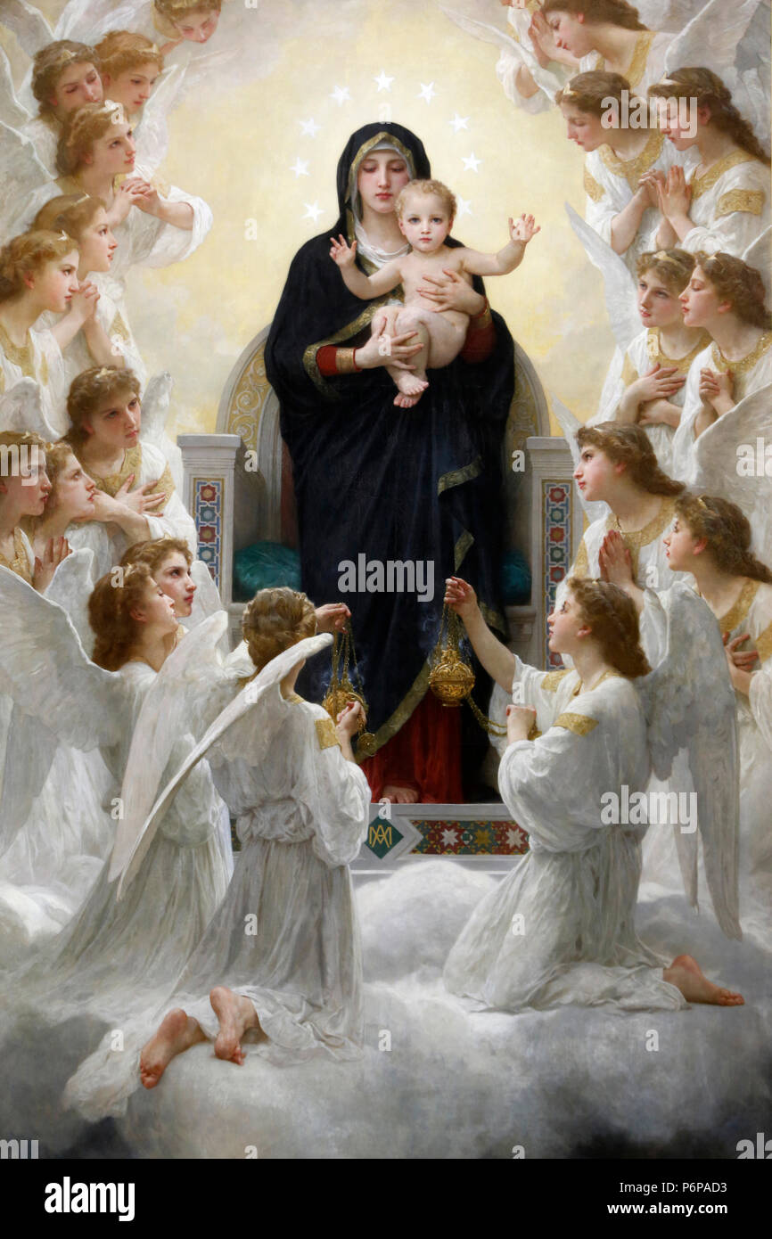 William Bouguereau The Virgin High Resolution Stock Photography and Images  - Alamy