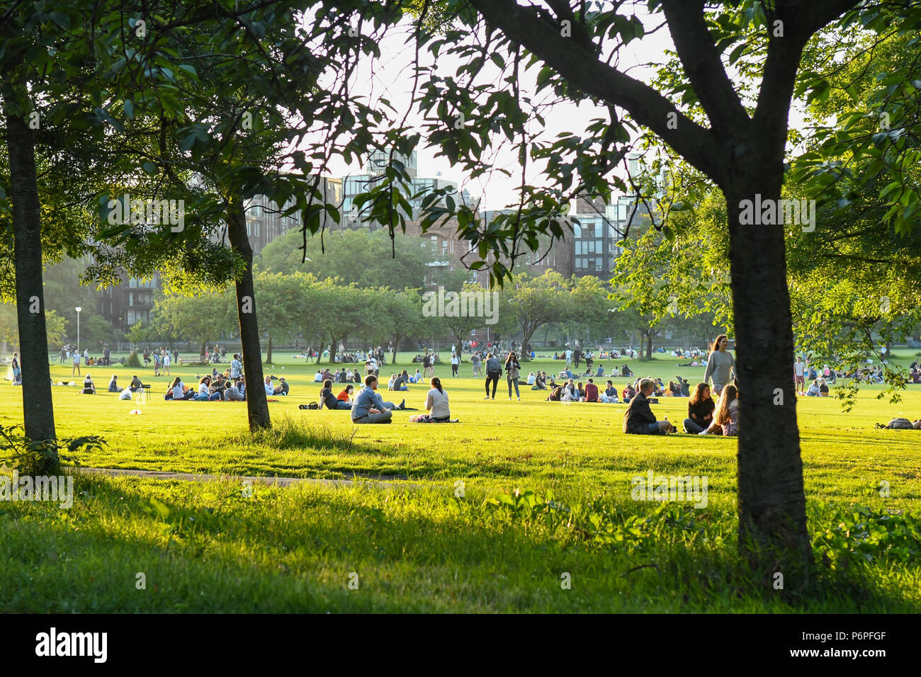 The Meadows, Edinburgh, Scotland, UK Stock Photo