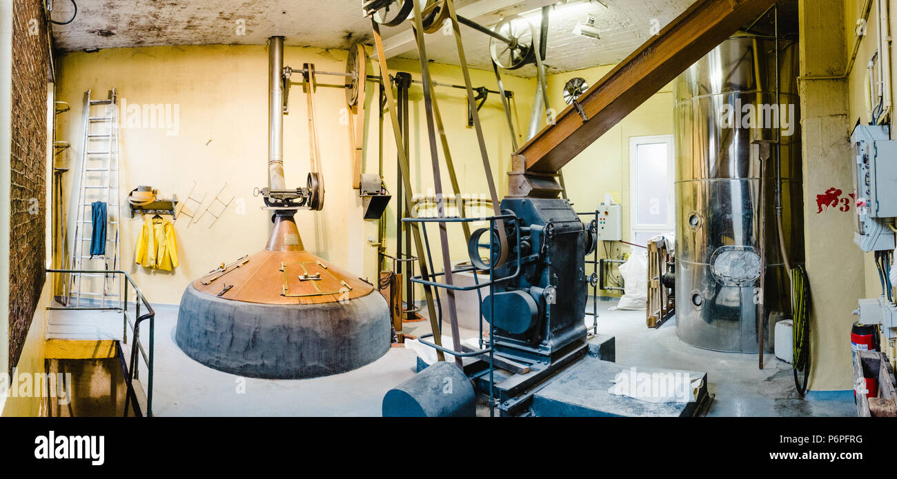 Brasserie Cantillon traditional brewery producing Lambic in brussels