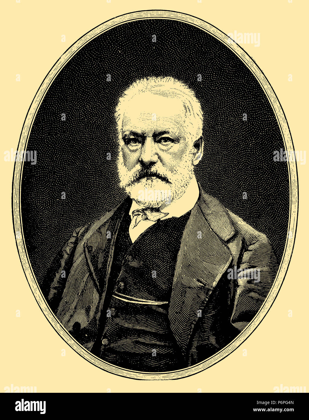 Victor Hugo,   1895 Stock Photo