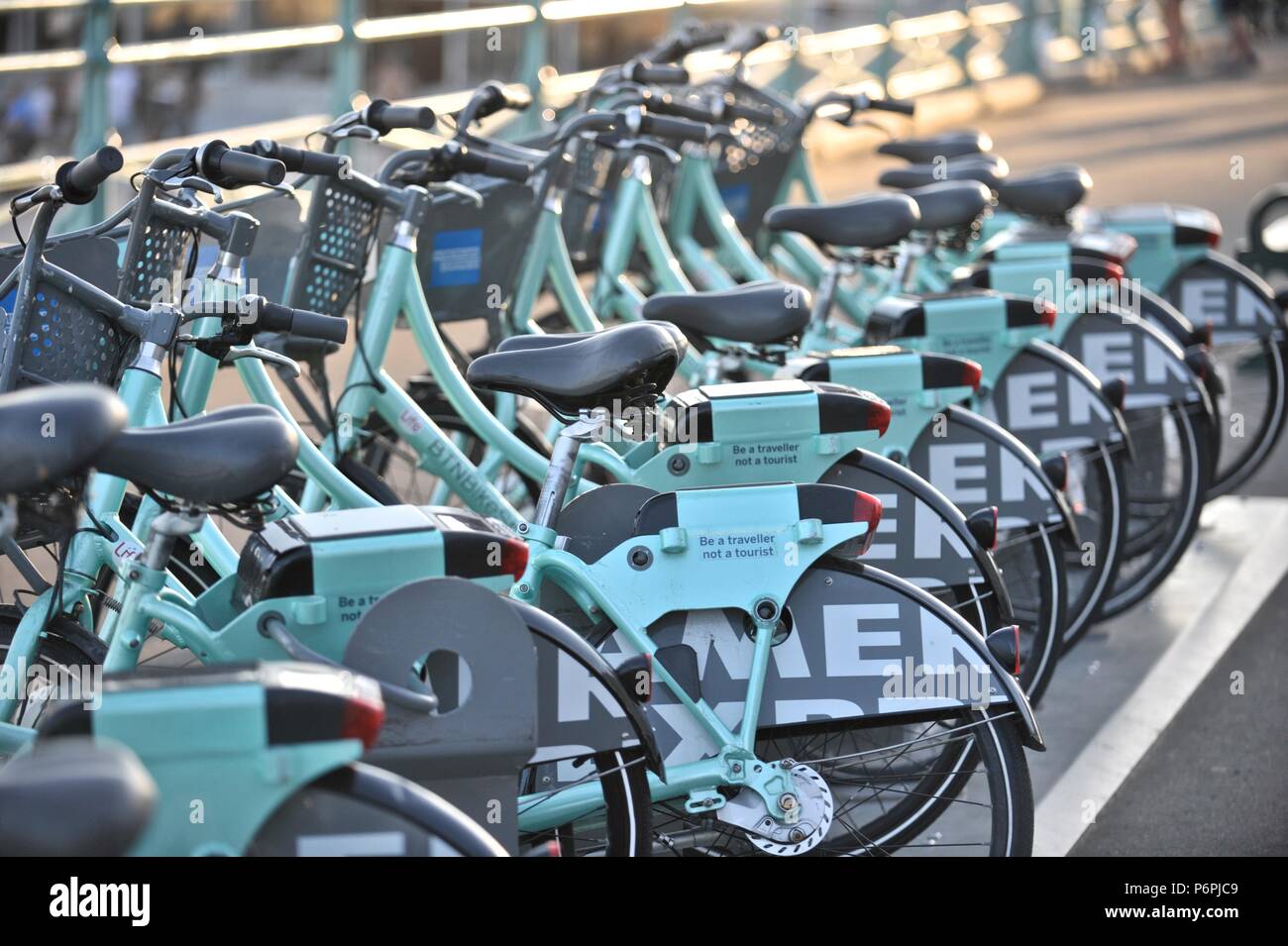 Bike Hire, Brighton Stock Photo Alamy