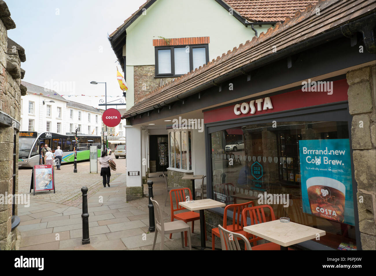 A Costa Coffe shop in Shaftesbury North Dorset England UK GB Stock Photo