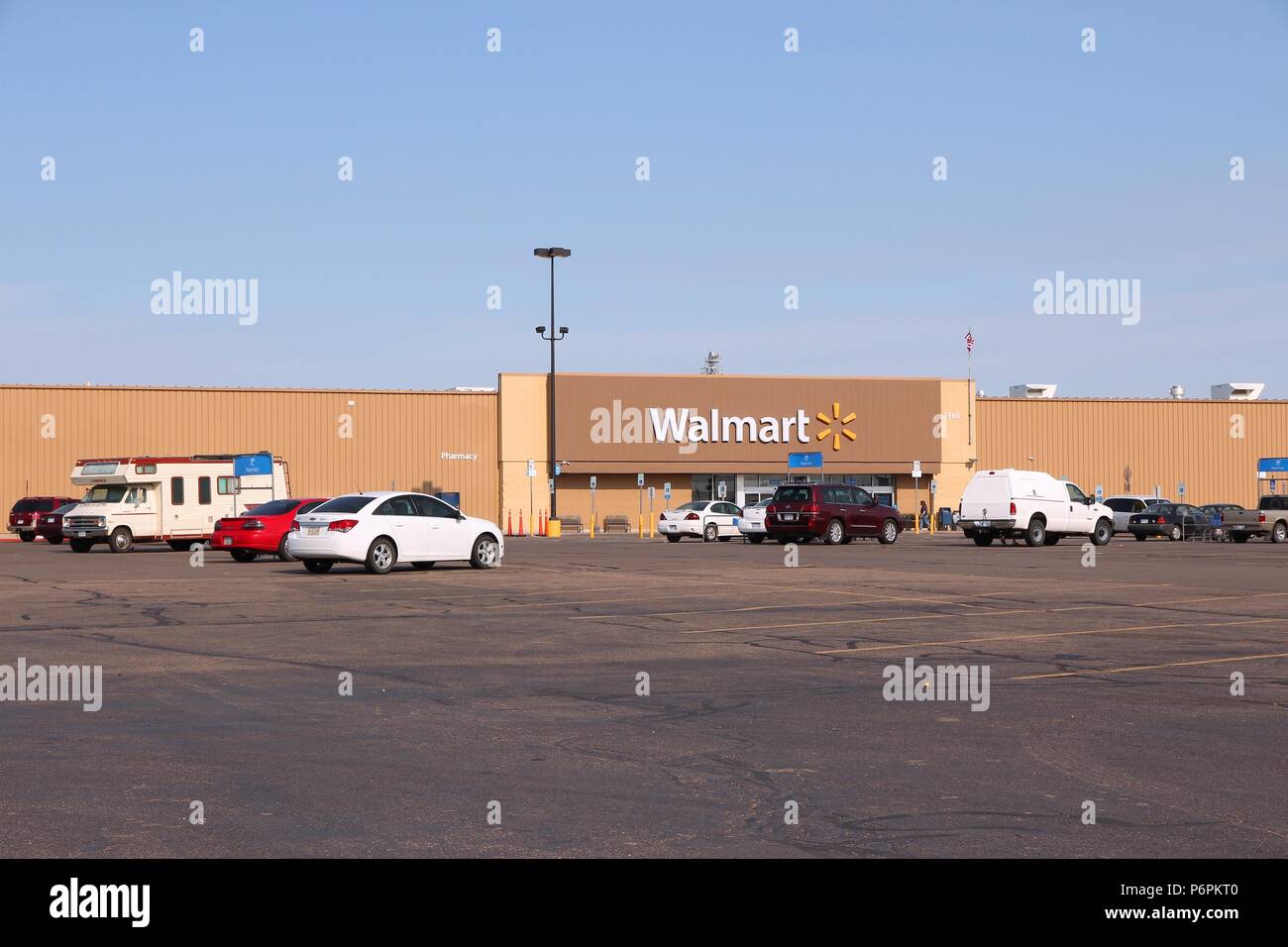 GOODLAND, KANSAS JUNE 25 People visit Walmart on June 25, 2013 in Goodland, Kansas. Walmart