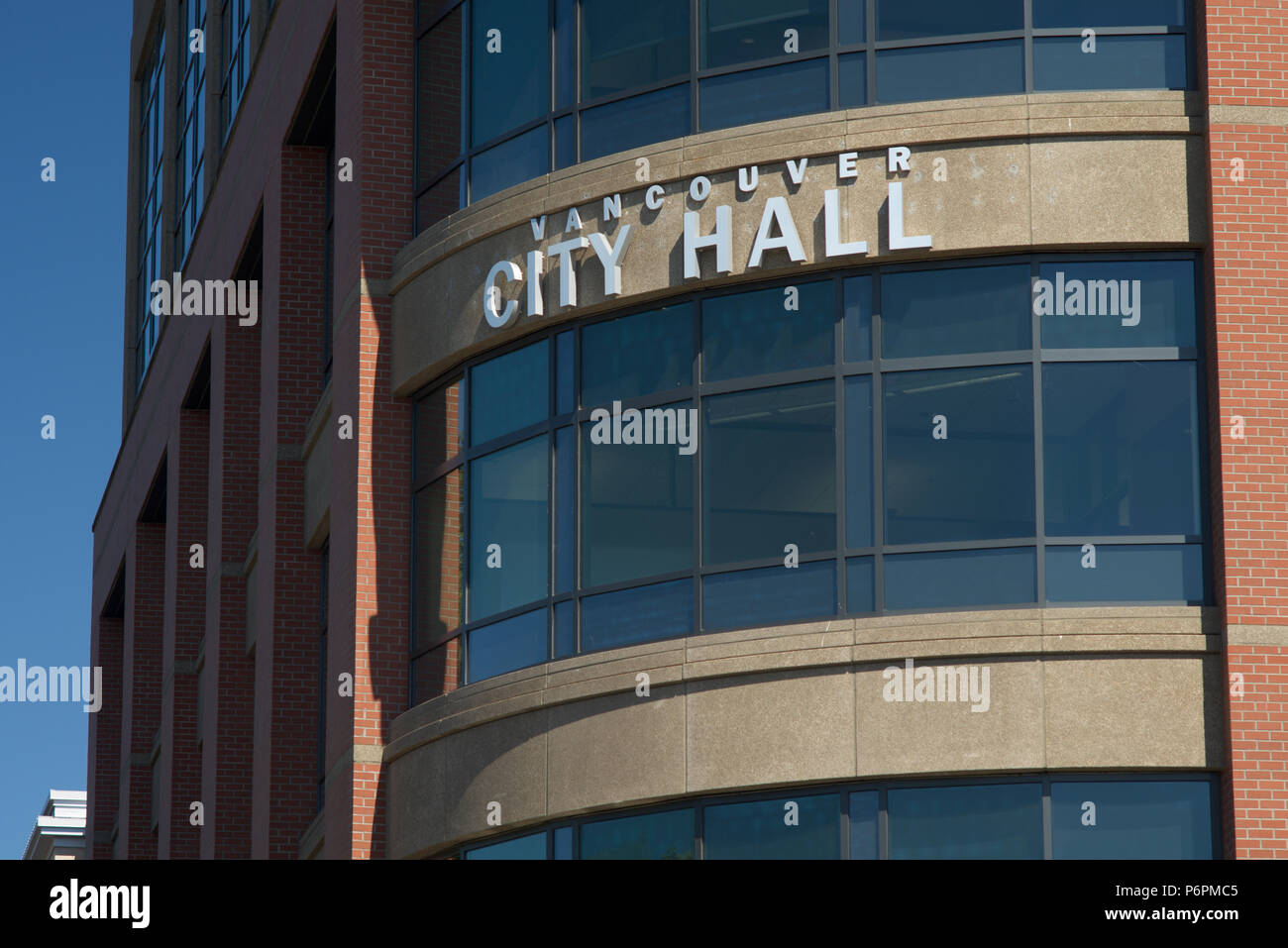 VANCOUVER, WASHINGTON CIRCA JULY 2016, Signage on the Vancouver City