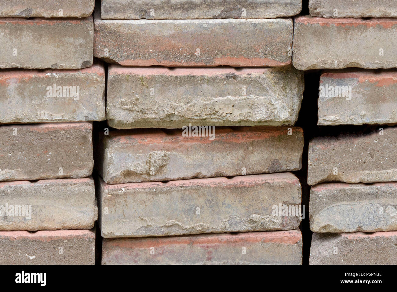 Abstract seamless pattern for designers with old bowlder ciment blocks in piles Stock Photo