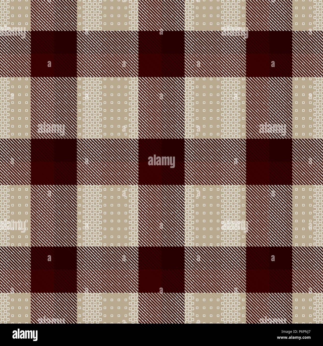 Beige tartan pattern Stock Vector Images - Alamy