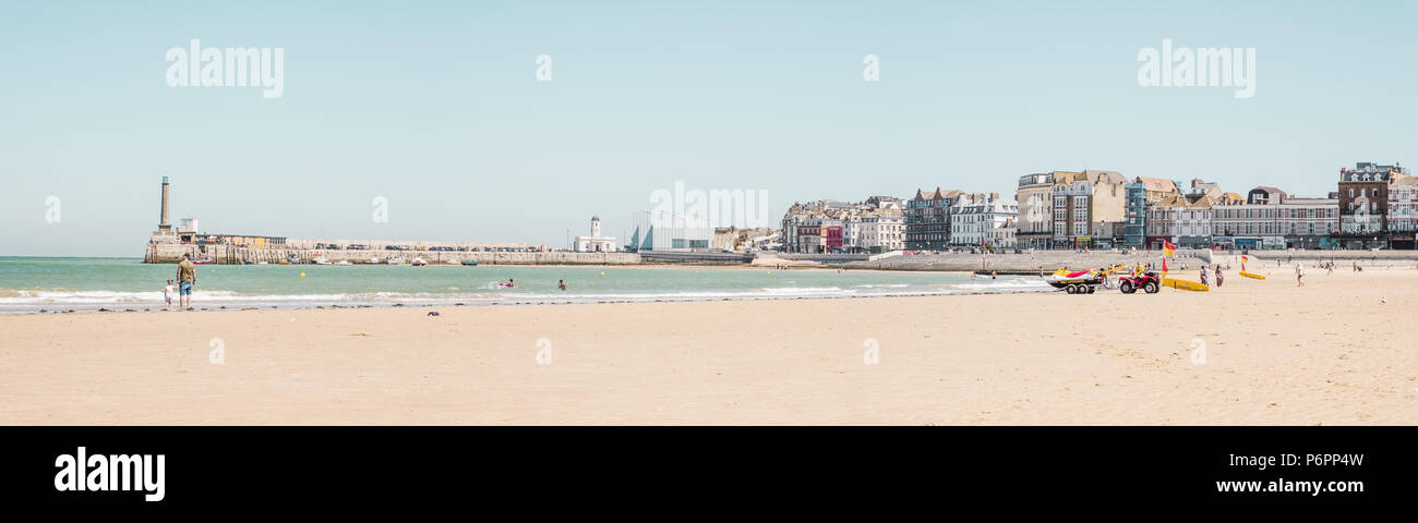 Panoramic Image of Margate, Kent, UK Stock Photo