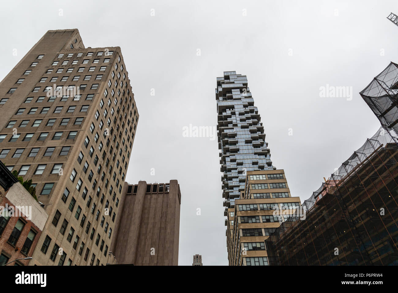 New York City / USA - JUN 27 2018: 56 Leonard Street skyscraper in Tribeca, New York City Stock Photo