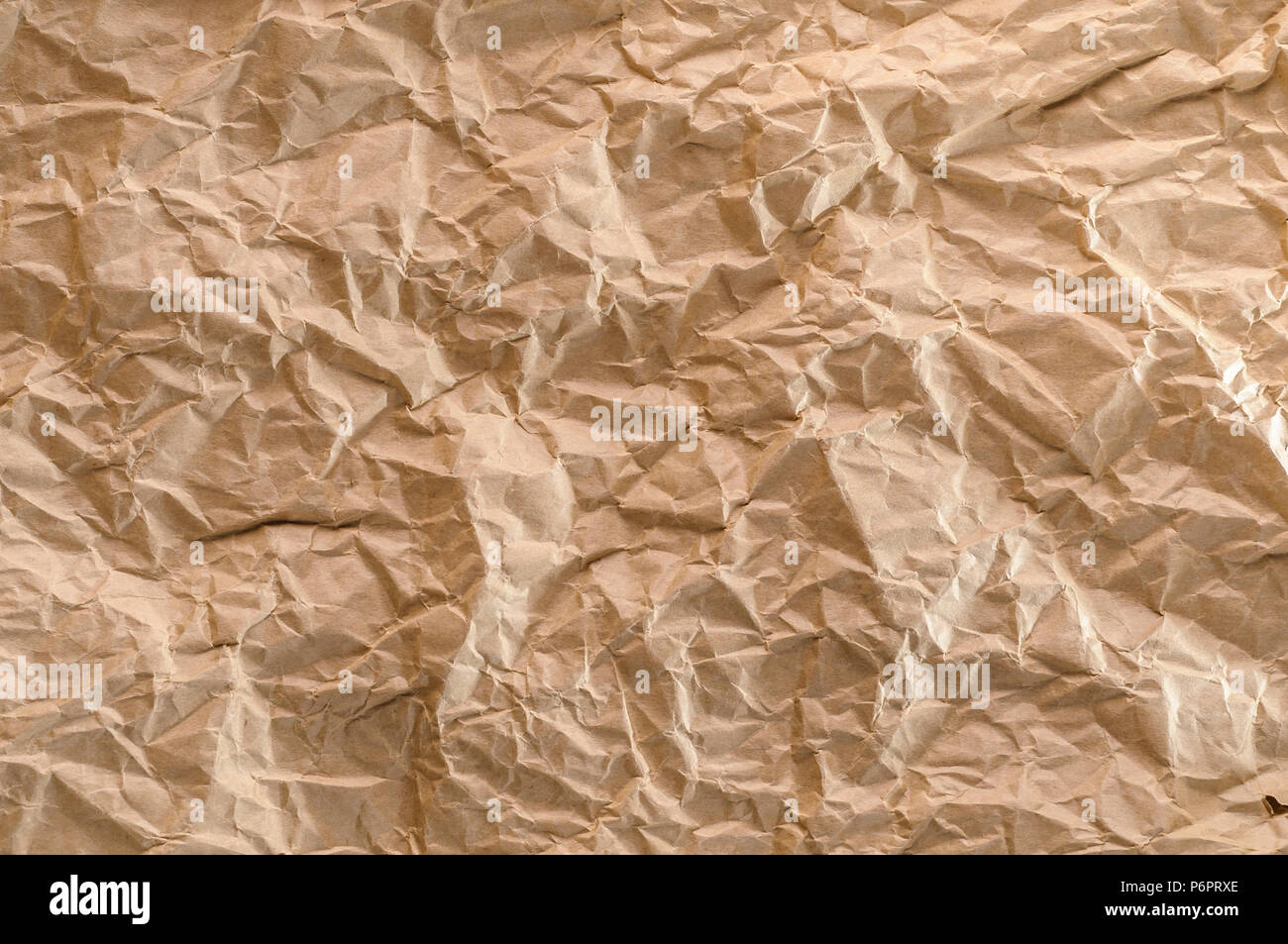 Old crumpled brown paper background texture Stock Photo - Alamy