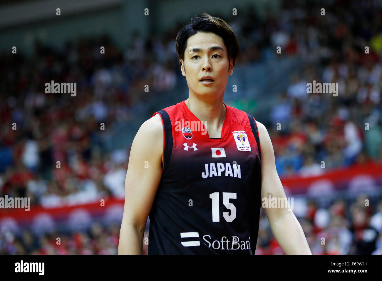 Chiba Japan 29th June 2018 Joji Takeuchi Jpn Basketball Fiba World Cup 2019 Asian Qualifier First Round Match Between Japan 79 78 Australia At Chiba Port Arena In Chiba Japan Credit