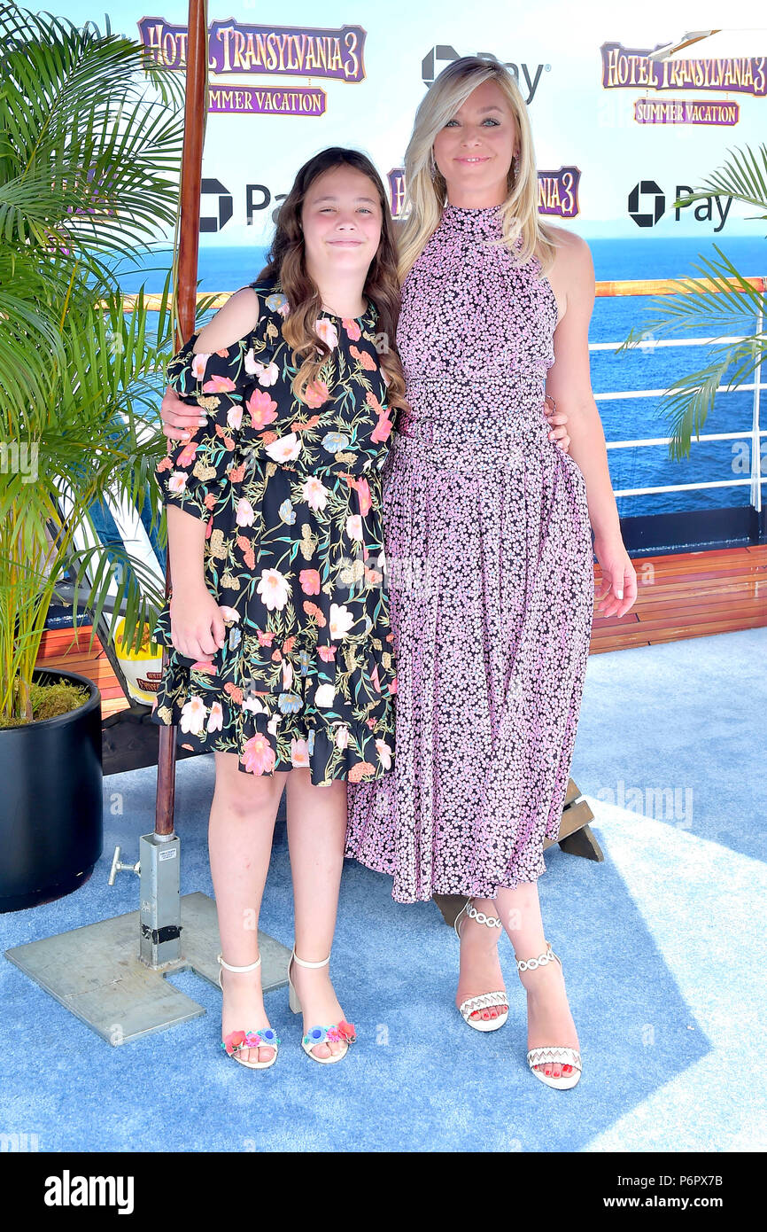 Elisabeth Rohm with daughter Easton Rohm at the world premiere of the