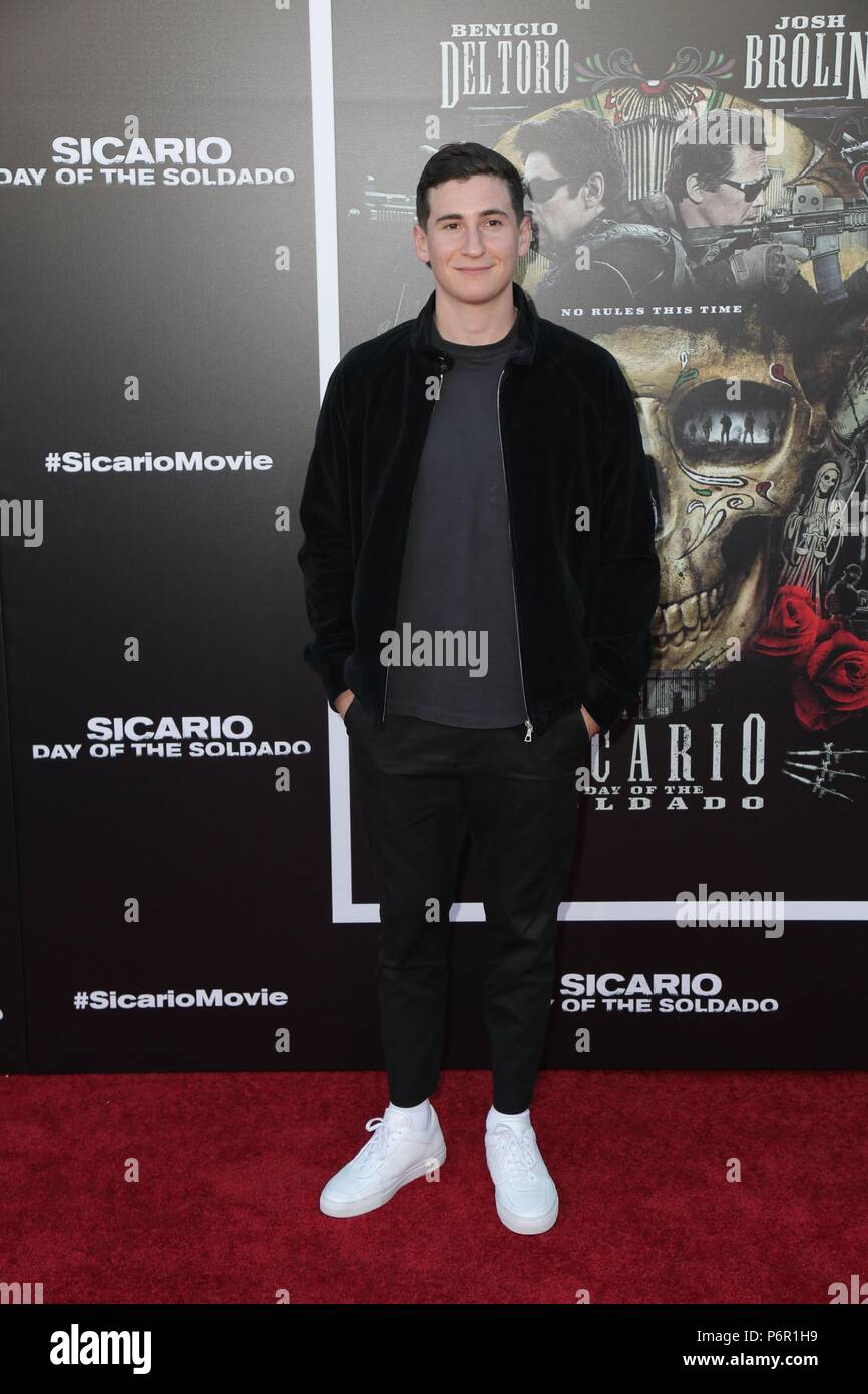 Sam Lerner at arrivals for SICARIO: DAY OF THE SOLDADO Premiere, Regency Village Theatre - Westwood, Los Angeles, CA June 26, 2018. Photo By: Priscilla Grant/Everett Collection Stock Photo