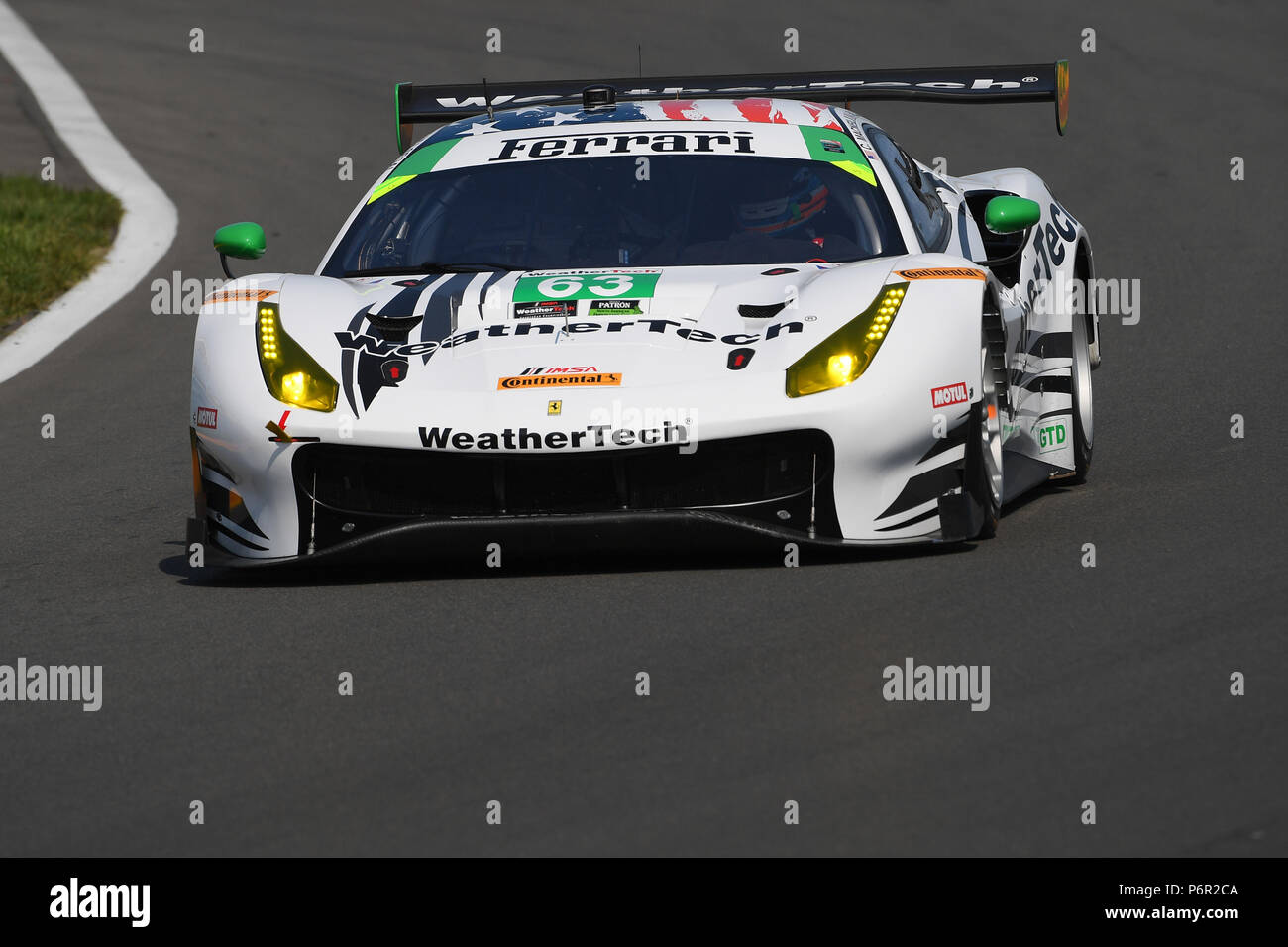 Watkins Glen New York Usa July 1 2018 The 63 Scuderia
