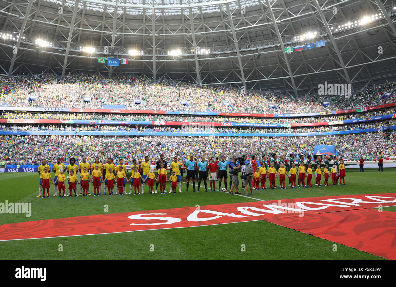 Samara, Russia. 02nd July, 2018. Soccer, World Cup 2018, Final Round ...
